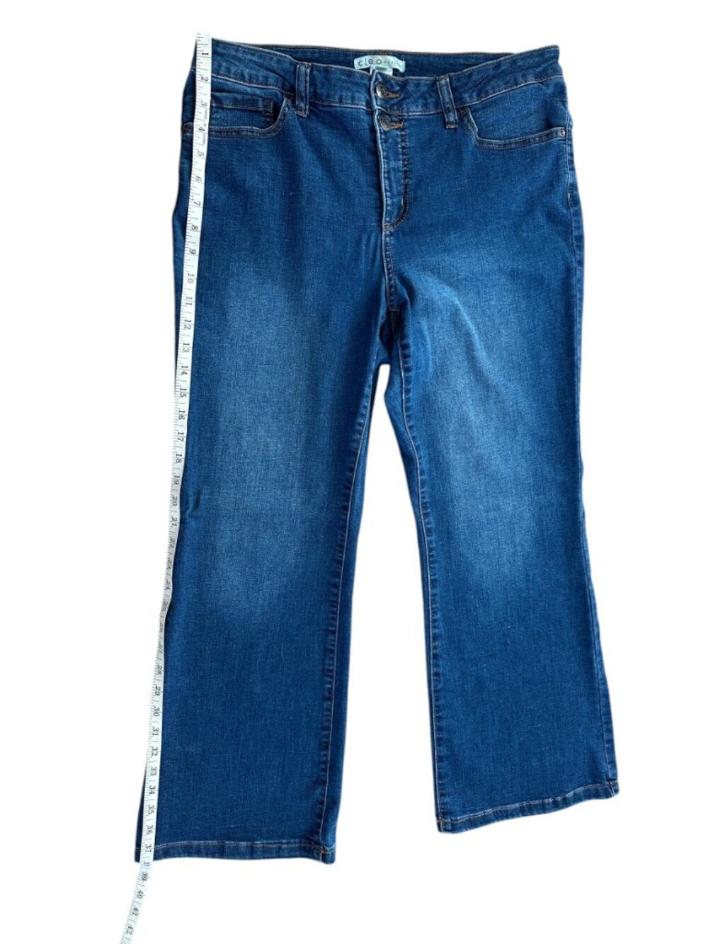 Cleo Petite Bootcut/Flare Jeans Size 12 – Stretchy & Flattering Fit - Picture 7 of 10